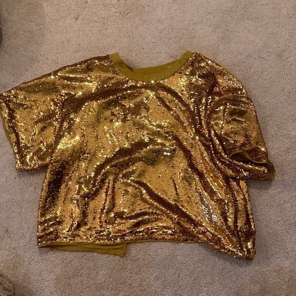 ASOS sequin backless tee - Picture 1 of 3